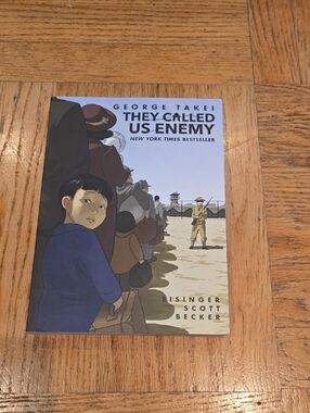 They Called Us Enemy by George Takei - Illustrated Paperback (Blue Cover)